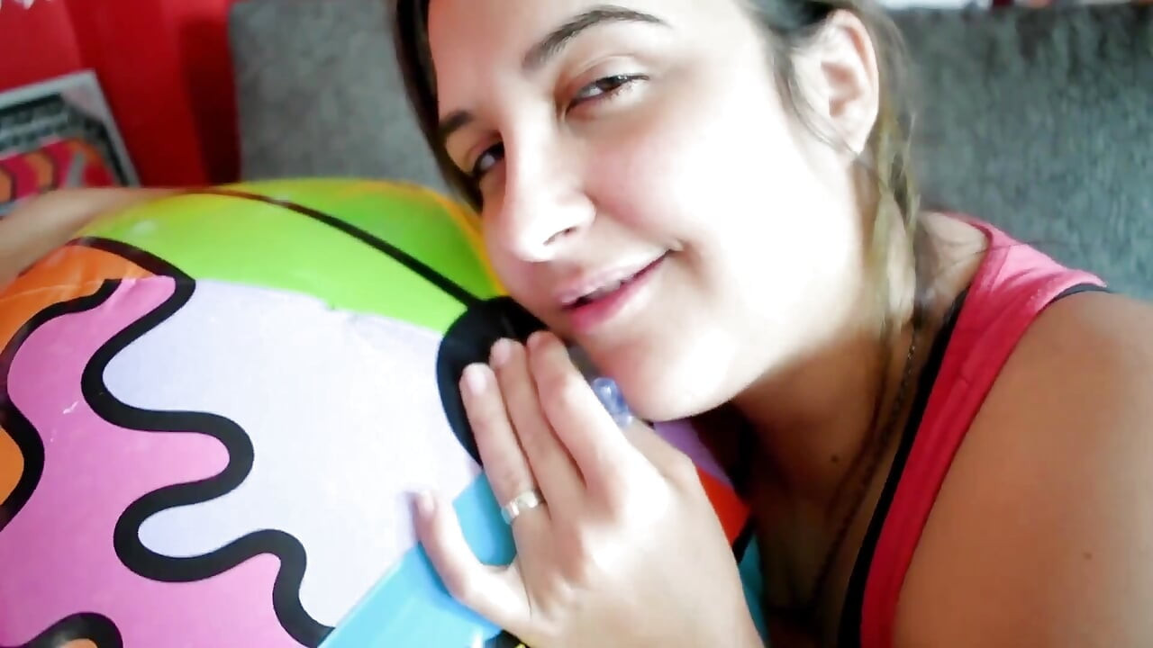 Ride and Deflate Beachball with Leggings - Bunny Looner