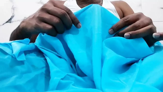 Satin silk handjob porn - salwar rub on dick head and cum (88)