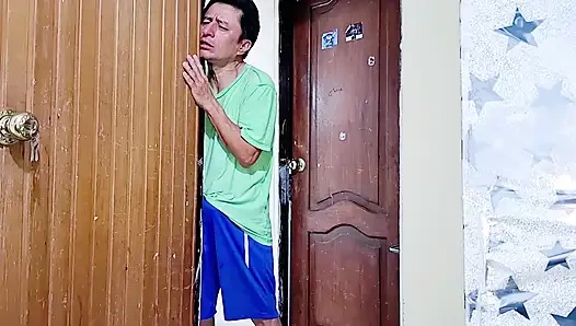 I find my beautiful, busty stepdaughter in the room and I fuck her