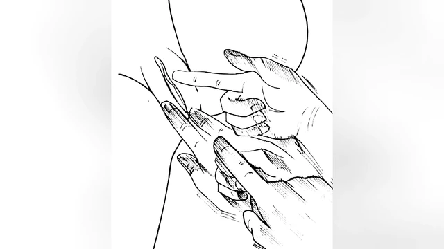 Preparing her pussy to fuck very well - comic