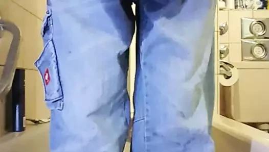 pee in jeans