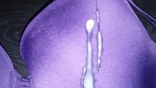 Le gros soutien-gorge 38c de Bailey arrosé de sperme
