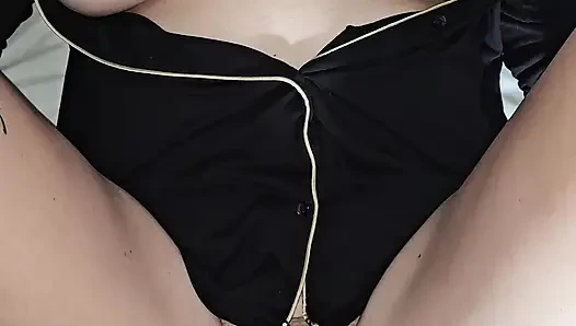 Early morning fuck and creampie finish