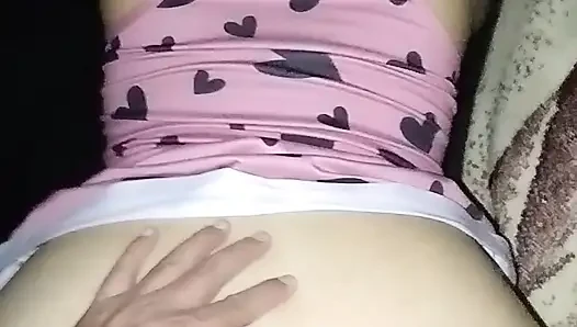 Mature stepmom takes advantage of my dad's night work