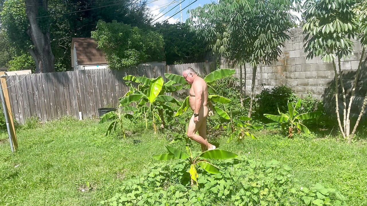 Nude in the Back Yard