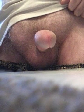 Still wanking a tiny cock