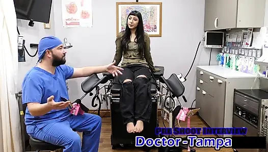 Dr Tampa - Selena Sativa's 1st Gyno Exam