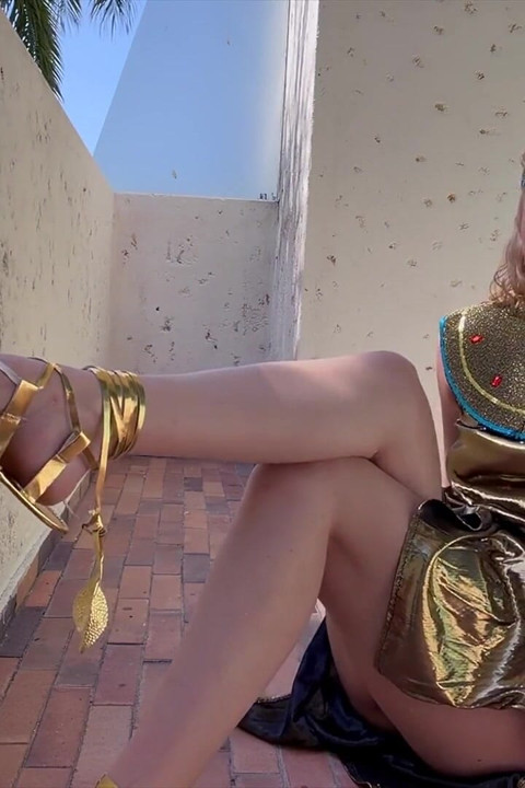 Juliana Maries altägyptische domina-fantasie 4K pOV göttliches befehl erwartet!