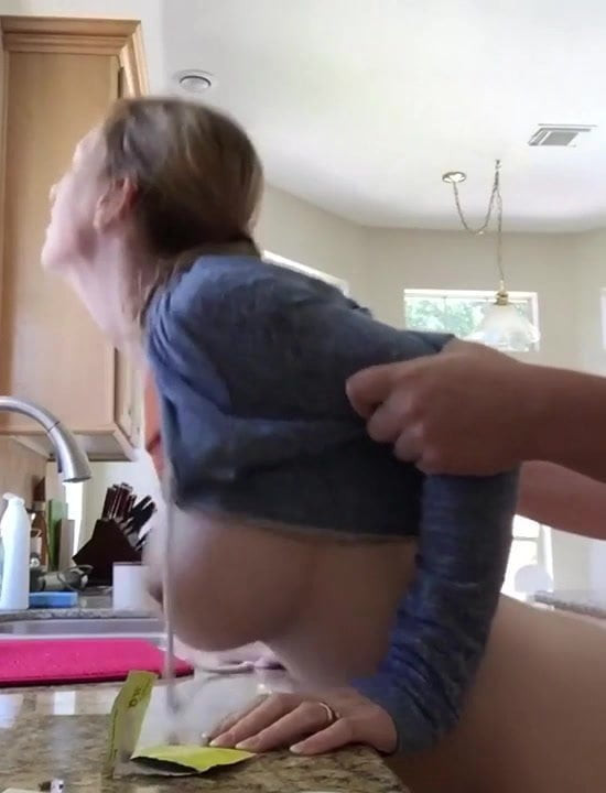 Giving Wife Some Dick On Way Out Door