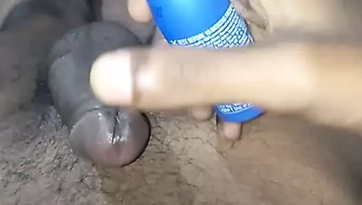 Tamil oğlan büyük horoz yağ masaj