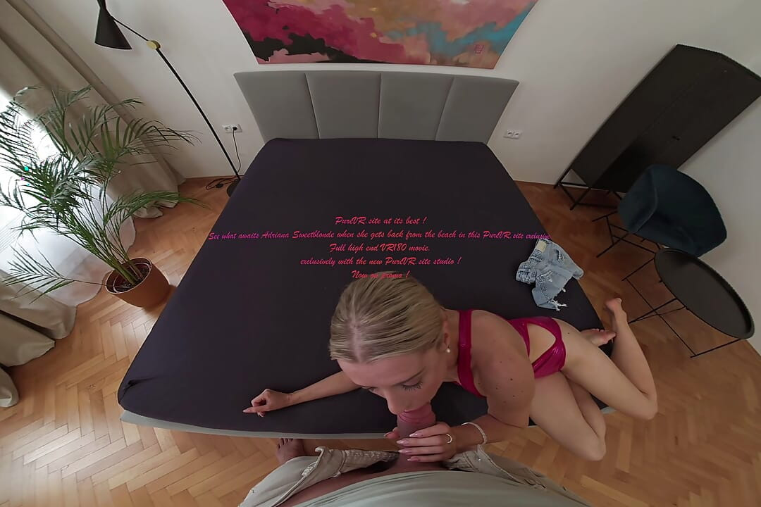 PureVR - Adriana Sweetblonde's After Beach Fun