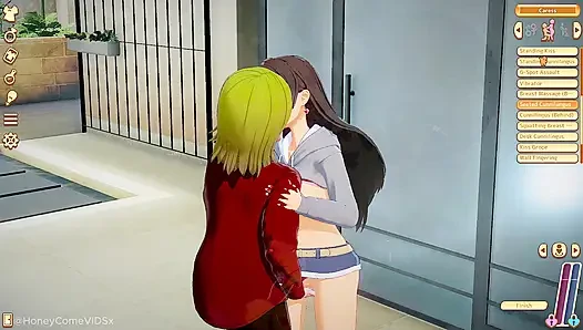 HoneyCome - Momo story part 1 - Custom Character - First meeting and oral - Uncensored