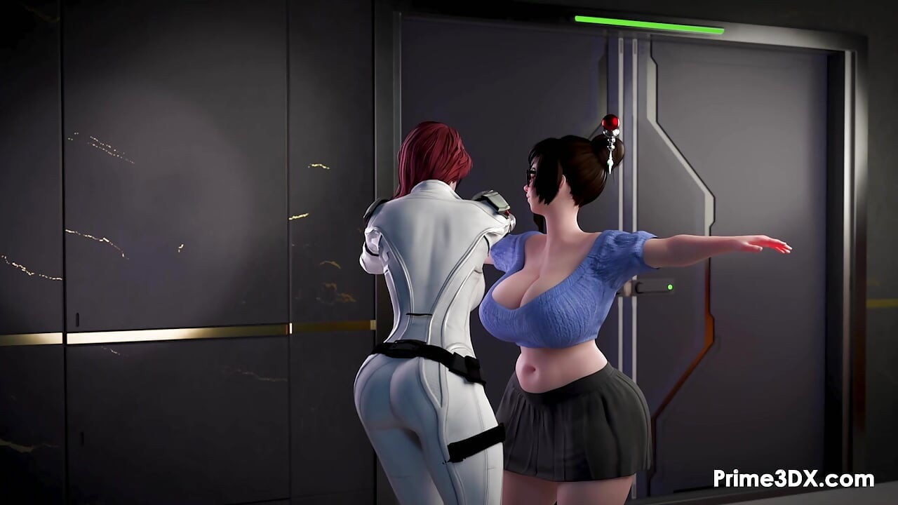 Geek gets in Futa Threesome at Prime3DX