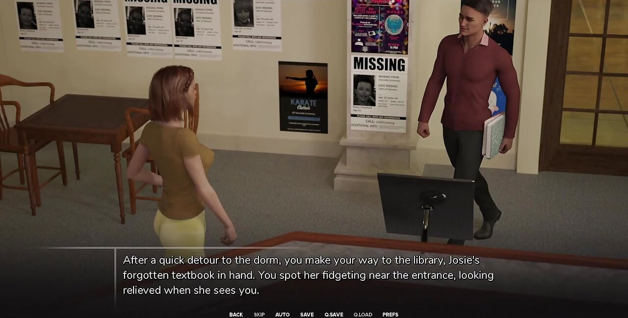 Taboo University - Red Head Blind Girl Undresses so She Can Feel My Hard Cock Inside Her