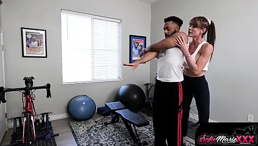 Fit MILF Sofie Marie Teases Big Dick Guy to Fuck Her