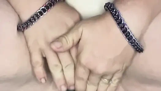 Pounding Miss Pinky open view of my thrust machine