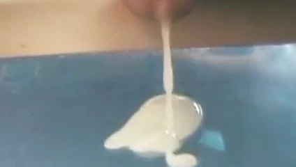 Swallow and Lick my own cum