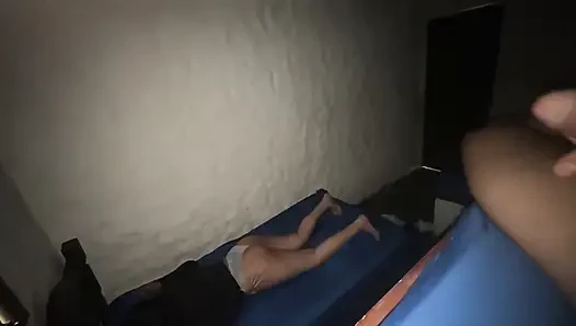 Masturbating while my stepsister touches herself