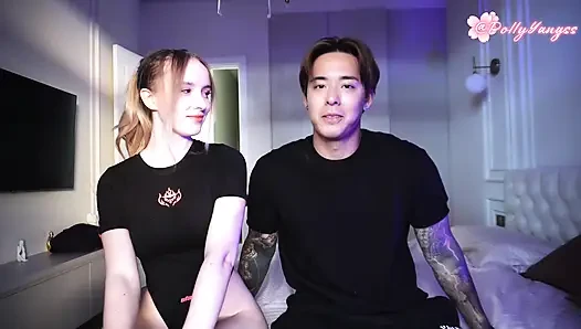 Cute Asian Guy Gets a Private Russian Lesson and Amazing Sex From Polly Yangs
