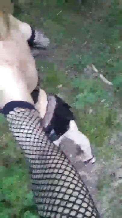 A Slut in a Grove in Search of SperMe. Public Exhibition of French Transvestite, VaneSsaBiTCHx PariSChienneTrvprod91