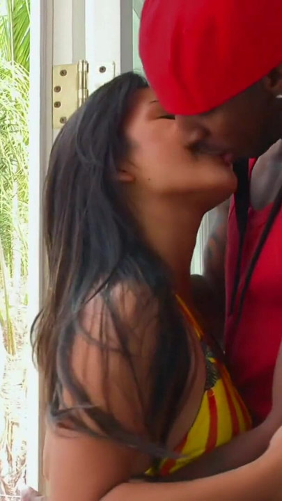 Must-see moment from "Busty Asian girl gets hard black cock fuck after playing"