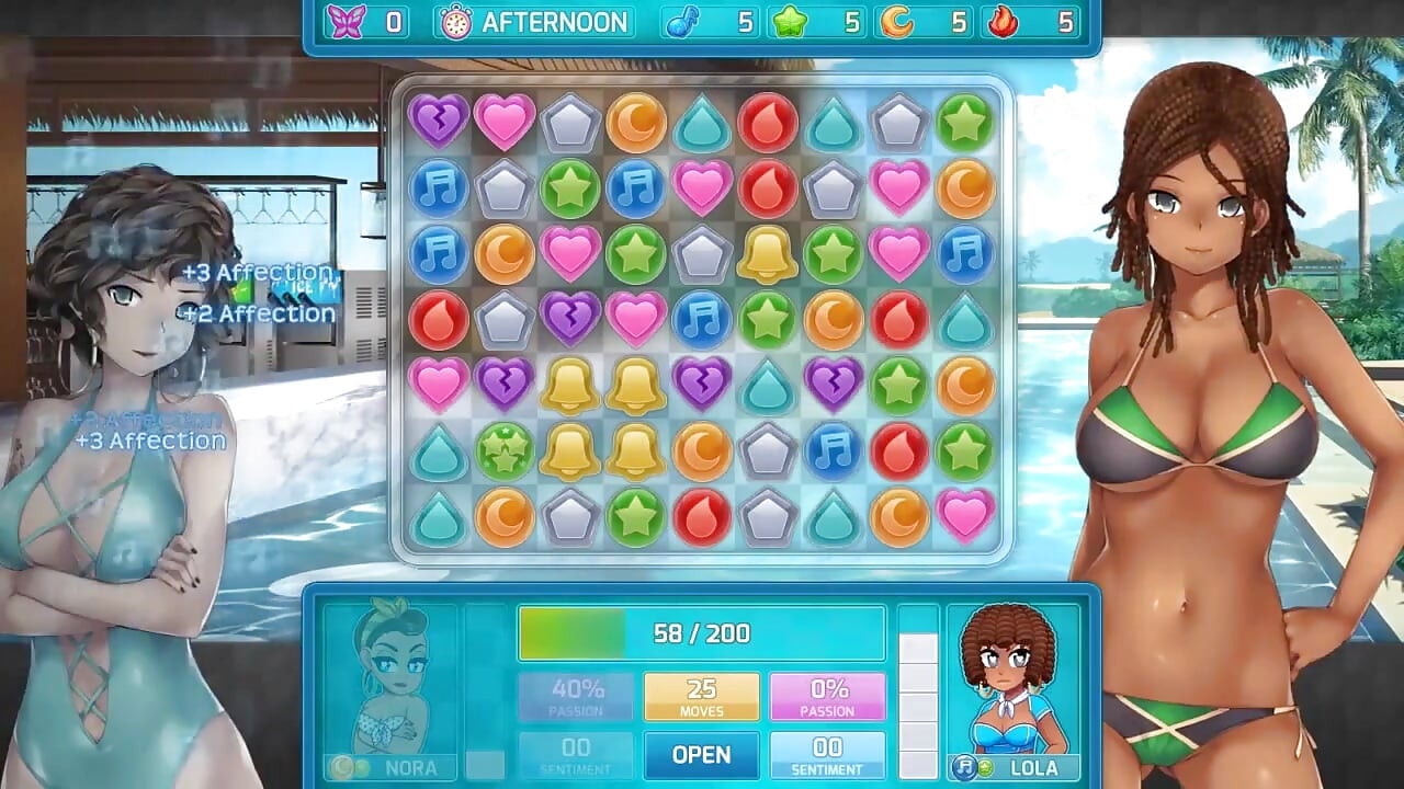 Huniepop 2 - Double Date - Part 2 Horny Babe Want Try Something New by Loveskysan