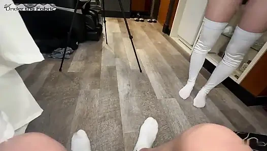 Pure white lingerie angel - si cantik idola dientot habis-habisan sama sensitivitas sampai klimaks!