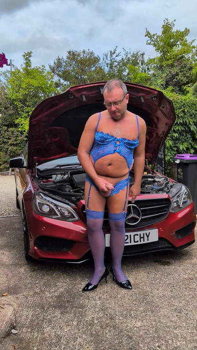 Having Fun Whilst Cumming on My Car