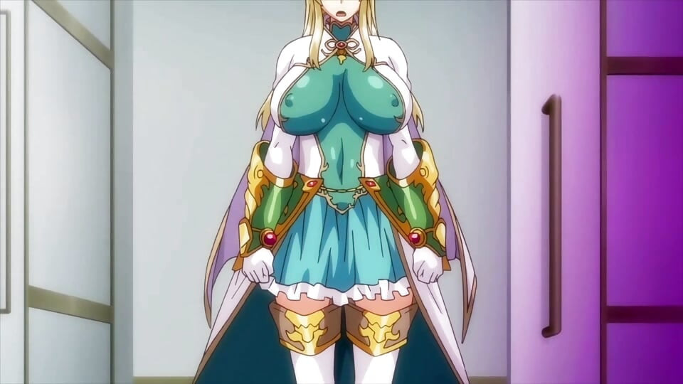 Heksete ludder blir knullet hardt i trylleverdenen! Kyonyuu Elf Oyako Saimin hentai porno, hentai sex scener