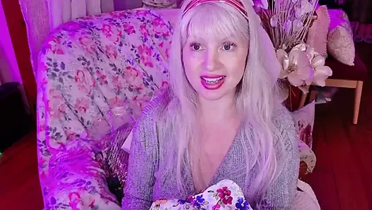 Offenes satinhöschen