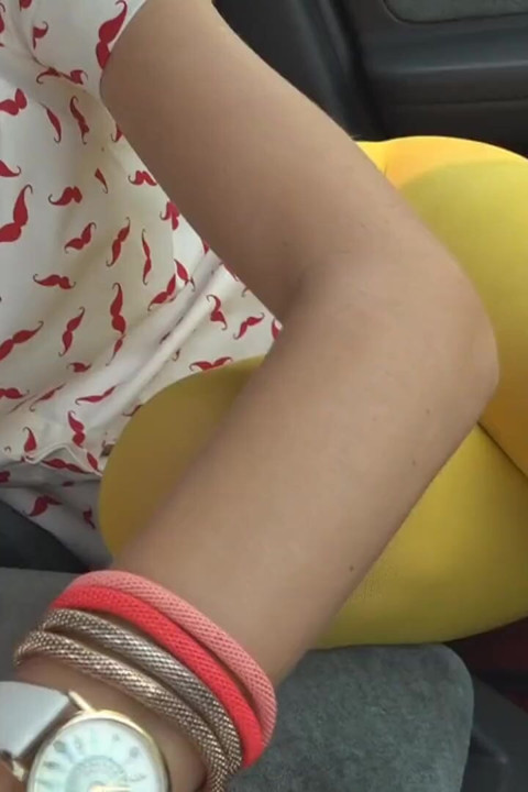 Teasing you with my colored tights