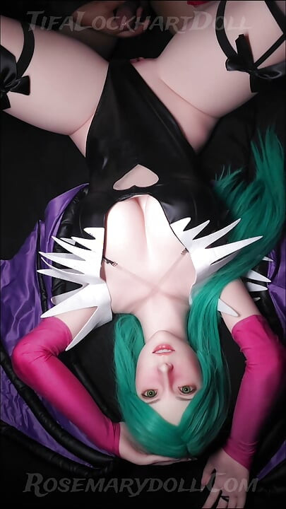 Cosplay Aerith X Morrigan Darkstaklers
