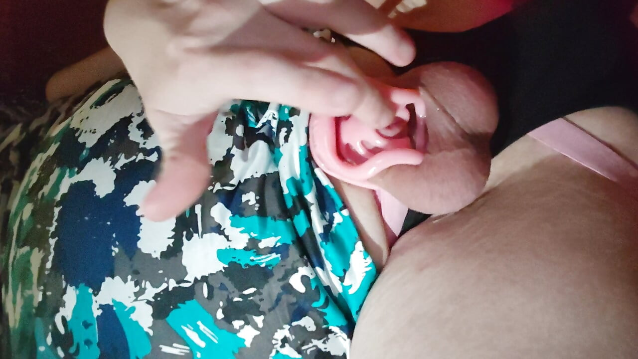 Zoe Jarvis transgende 39 having a play with clit in locktober Day 24 M2f disabled British English England UK