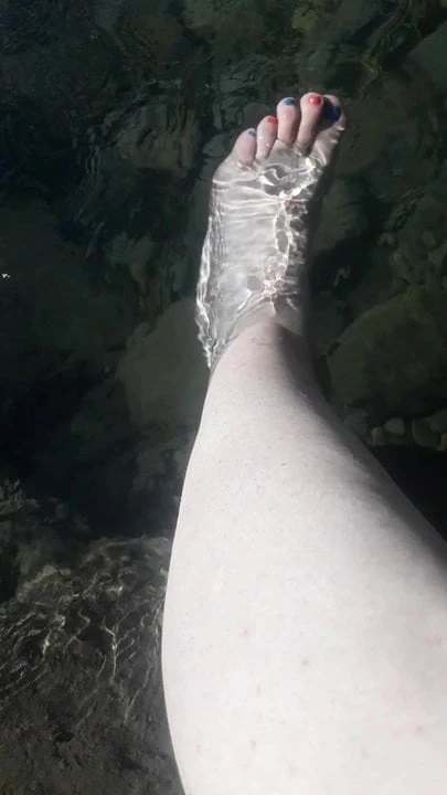 Enjoying a river moment