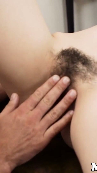 Afraid Mormon gal strokes hairy pussy in front of a deviant | Clip 2