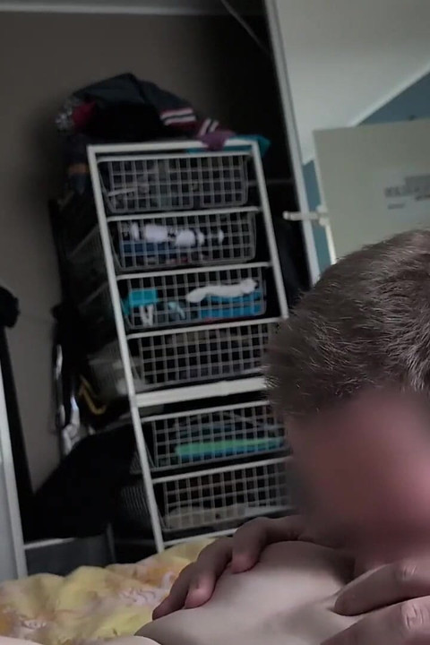 Hand and Belt for Bratty Lad Leads to Ass Eating