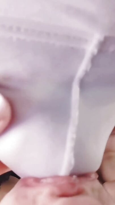 I Lick and Suck Dick and Spit Through Satin Panties - Female POV