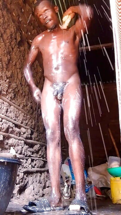 Gay Boy Bathroom In Mud House After A Day Went Out With Tiredness! Handsome One.
