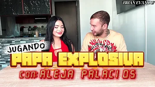 Petite Busty Latina Alejandra Palacios Has Sex by Losing a Game with Her Round Ass - Brian Evansx