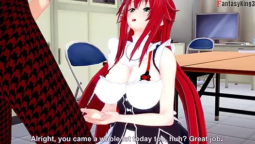 Rias gremory hizmetçi cosplay seks - dxd ntr çılgınlığı serisi