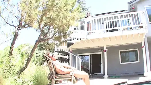 Victoria Rae Black fucked on a white sofa