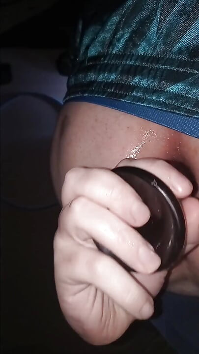 Stuffing My Hole with This BBC Dildo