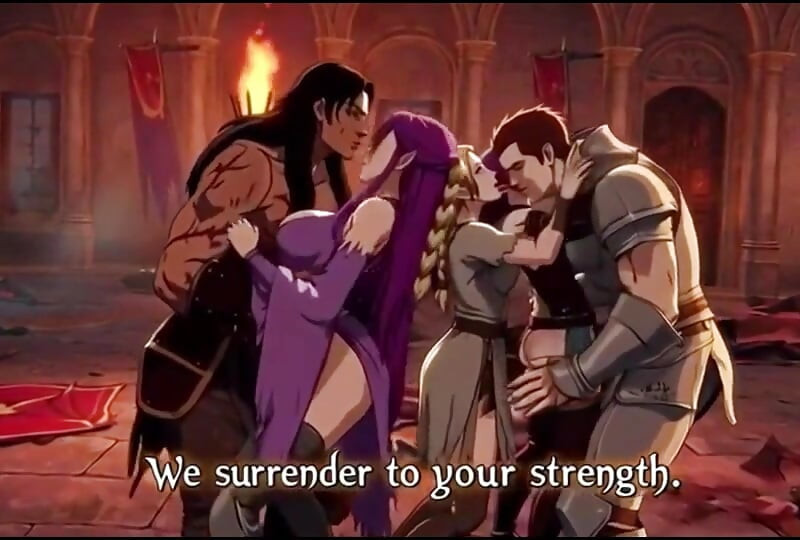 After an epic fantasy battle victors claim their spoils