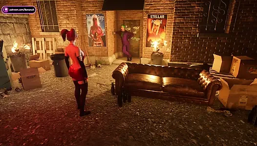 Joker Fucks Futa Harley Quinn Hard in the Alley