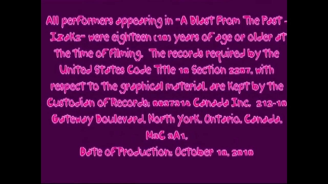 A blast from the past - Izak2