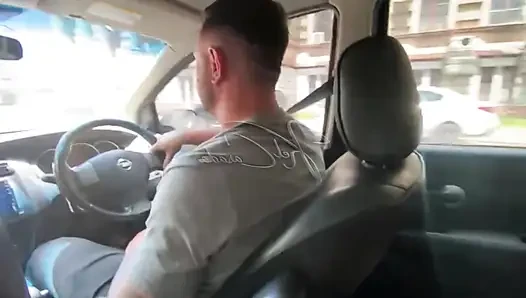 Arabada oral seks ve gavat her şeyi gördü