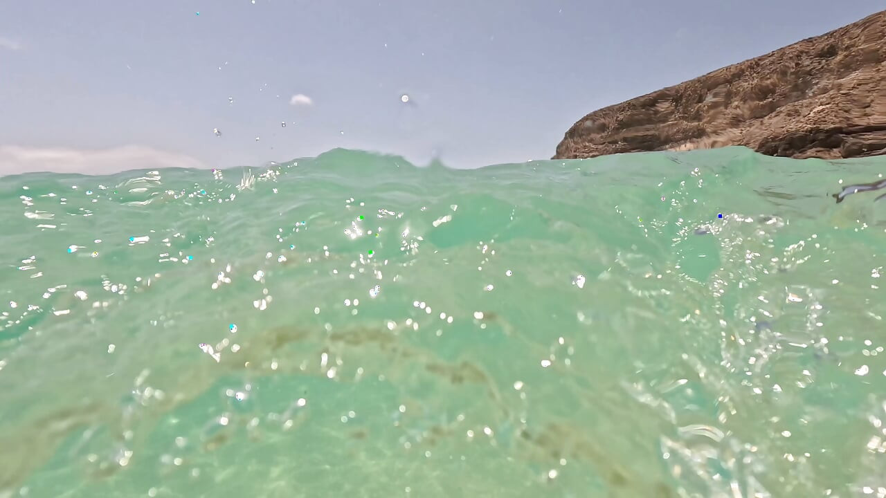 Naked Paradise -Underwater play with naked girl