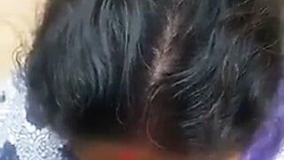 Tamil Mature old Mom blowing her step sons friend - Cum in mouth