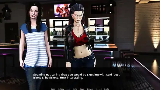 Yazın kaltak günleri: sürtük ve inek kız bir gece kulübüne giriyor-ep3