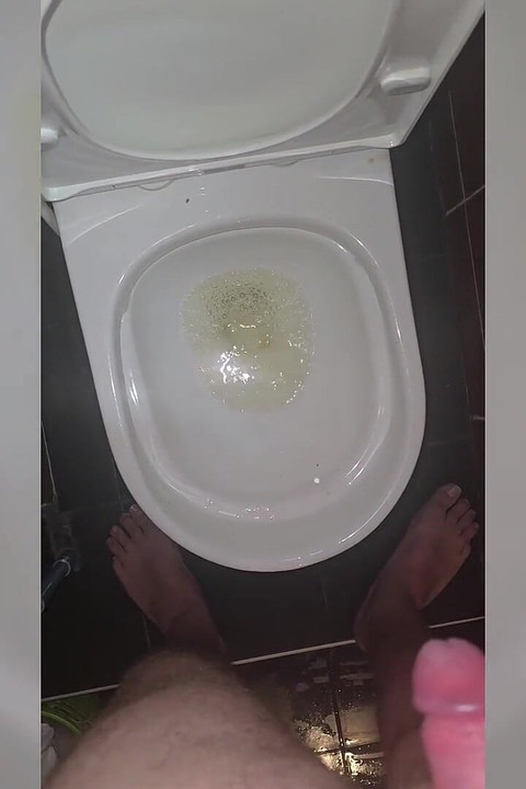 Jimbob Pissing in Toilet